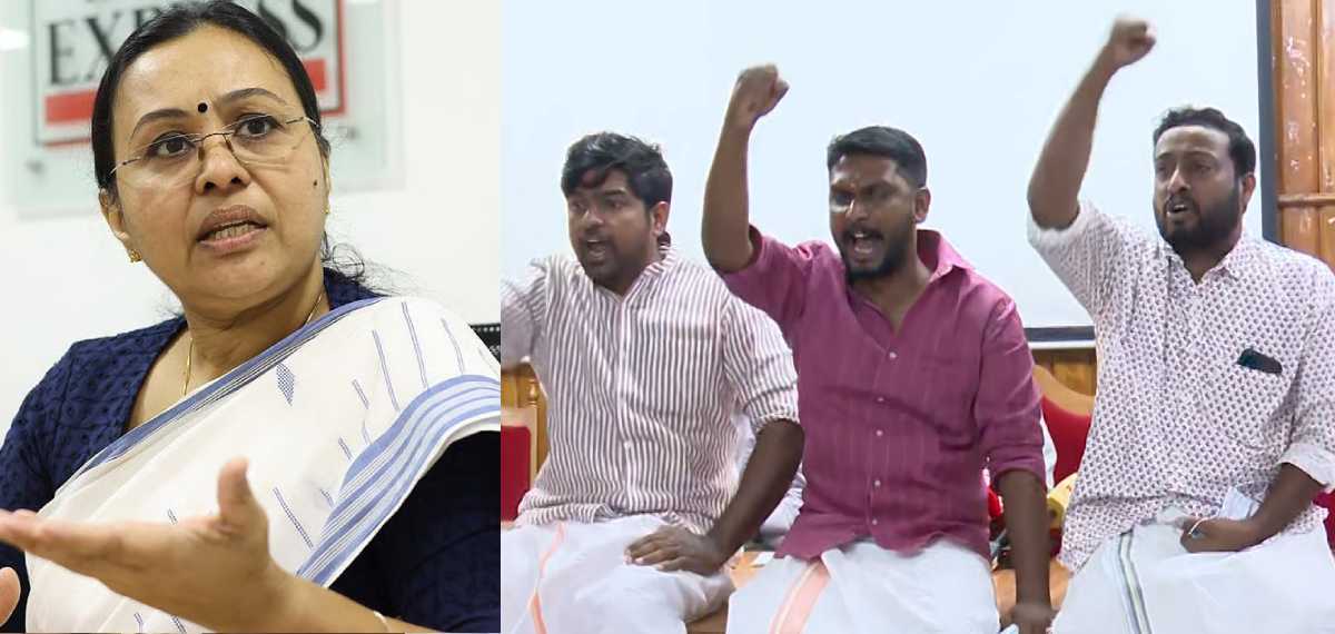 'വീണ ജോർജിനെ വീട്ടിൽ നിന്ന് പുറത്തിറങ്ങാൻ സമ്മതിക്കില്ല, വഴി തടയും'; പ്രതിഷേധവുമായി യൂത്ത് കോൺഗ്രസ്