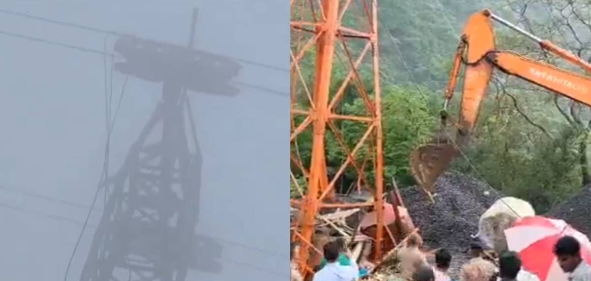 ഗുജറാത്തില്‍ നിര്‍മാണ പ്രവര്‍ത്തനത്തിനിടെ റോപ്‌വേ തകര്‍ന്ന് വീണു; ആറ് പേര്‍ക്ക് ദാരുണാന്ത്യം
