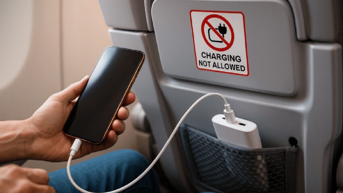 ചാർജ് തീർന്നാല്‍ വെറുതെ ഇരിക്കാം: വിമാനത്തിനുള്ളിൽ ഇനി പവർ ബാങ്ക് ഉപയോഗം പാടില്ല; കർശന നിയന്ത്രണവുമായി ഡിജിസിഎ