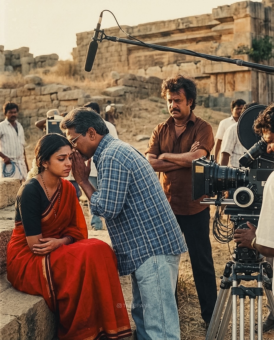 Rajinikanth and shobhana thalapathy