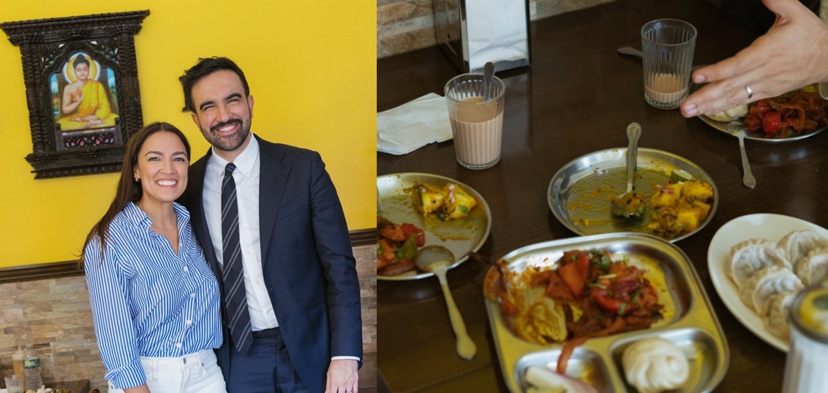 ഇന്ത്യൻ ടച്ചില്ലാതെ എന്താഘോഷം! മേയർ വിജയത്തിന് ശേഷം ലഞ്ച് മീറ്റുമായി മംദാനി!