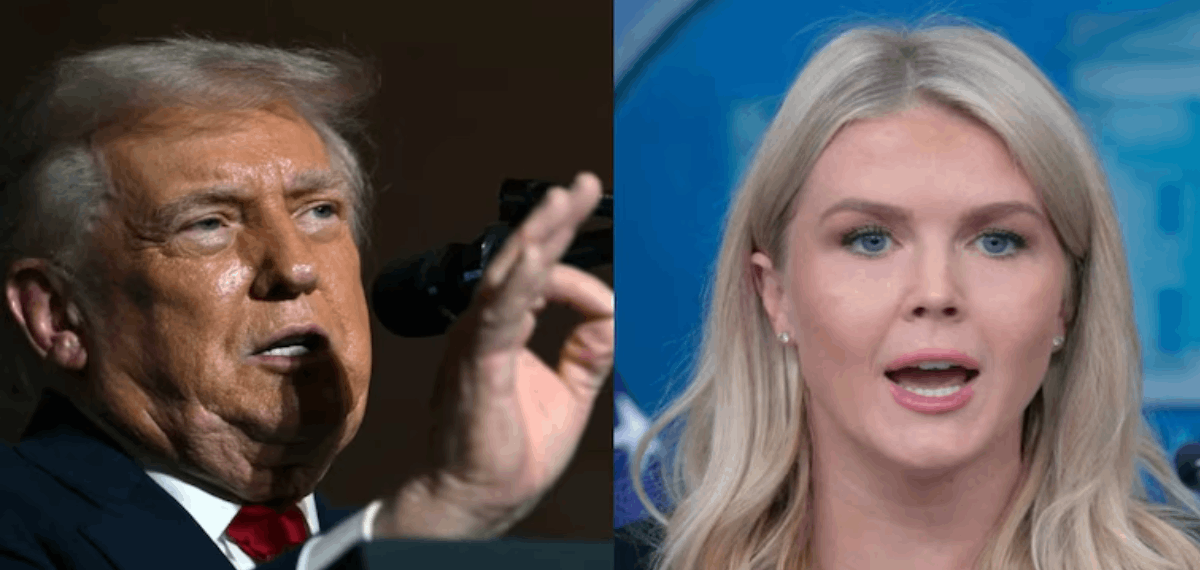 'അവളുടെ ചുണ്ടുകൾ മെഷീൻ ഗൺ പോലെ, മുഖമോ'; പ്രസ് സെക്രട്ടറിക്ക് നേരെ ട്രംപിന്റെ ലൈംഗികച്ചുവയോടെയുള്ള പരാമർശം