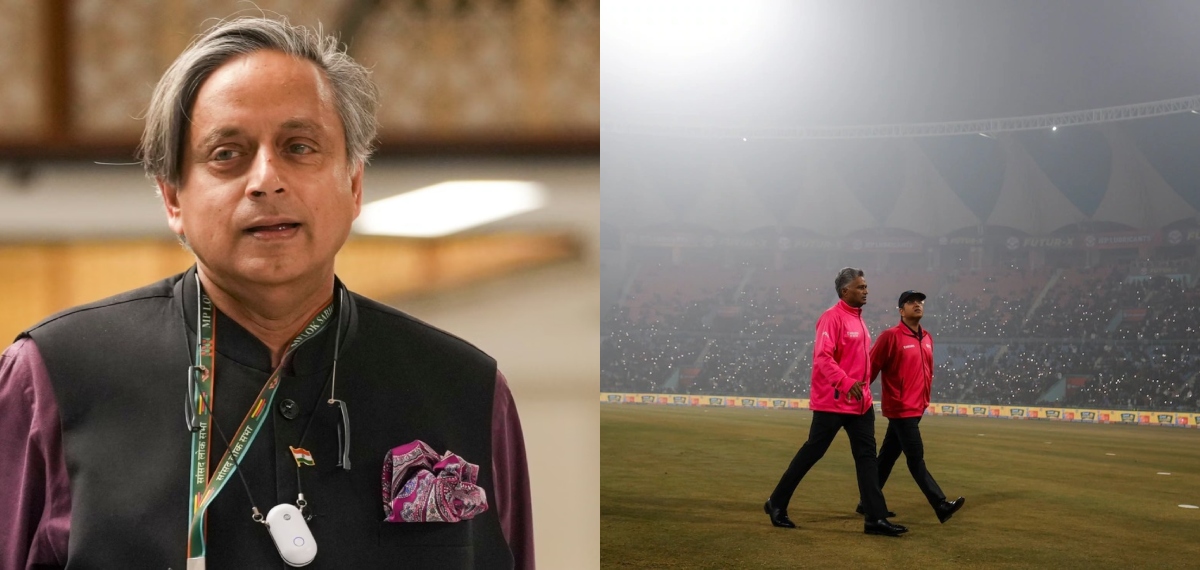 'തിരുവനന്തപുരത്താണെങ്കിൽ ഈ അവസ്ഥ ഉണ്ടാകുമായിരുന്നോ'; ലഖ്നൗവിൽ മത്സരം ഉപേക്ഷിച്ചതിന് പിന്നാലെ ശശി തരൂർ