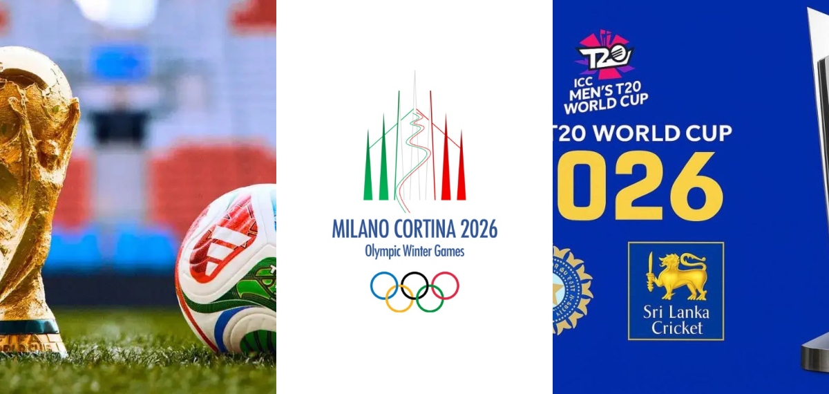 ഫുട്ബോൾ ലോകകപ്പ് മുതൽ ടി 20 ലോകകപ്പ് വരെ?; കായികപ്രേമികൾ ഒരിക്കലും മിസ് ചെയ്യരുതാത്ത 2026!