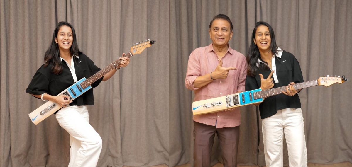 'ഗിറ്റാര്‍ അല്ല ബാറ്റ് ആര്‍'; ജെമീമയ്ക്ക് നല്‍കിയ വാക്കുപാലിച്ച് ഗവാസ്‌കര്‍, ഹൃദയം കീഴടക്കി വീഡിയോ