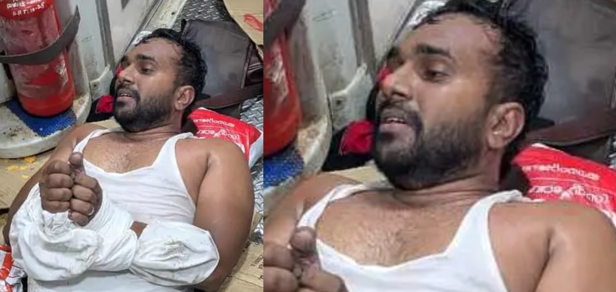 ട്രെയിനില് സ്ത്രീകളെ ഉപദ്രവിക്കാന് ശ്രമിച്ചയാളെ പിടികൂടി യാത്രക്കാര്; റെയിൽവെ പൊലീസിന് കെെമാറി