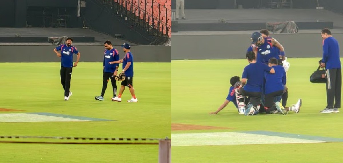 ഹര്ദിക്കിന്റെ ഷോട്ട് കൊണ്ടത് സിറാജിന്റെ കാല്മുട്ടില്; ഇന്ത്യന് ടീമില് വീണ്ടും പരിക്കിന്റെ ആശങ്ക