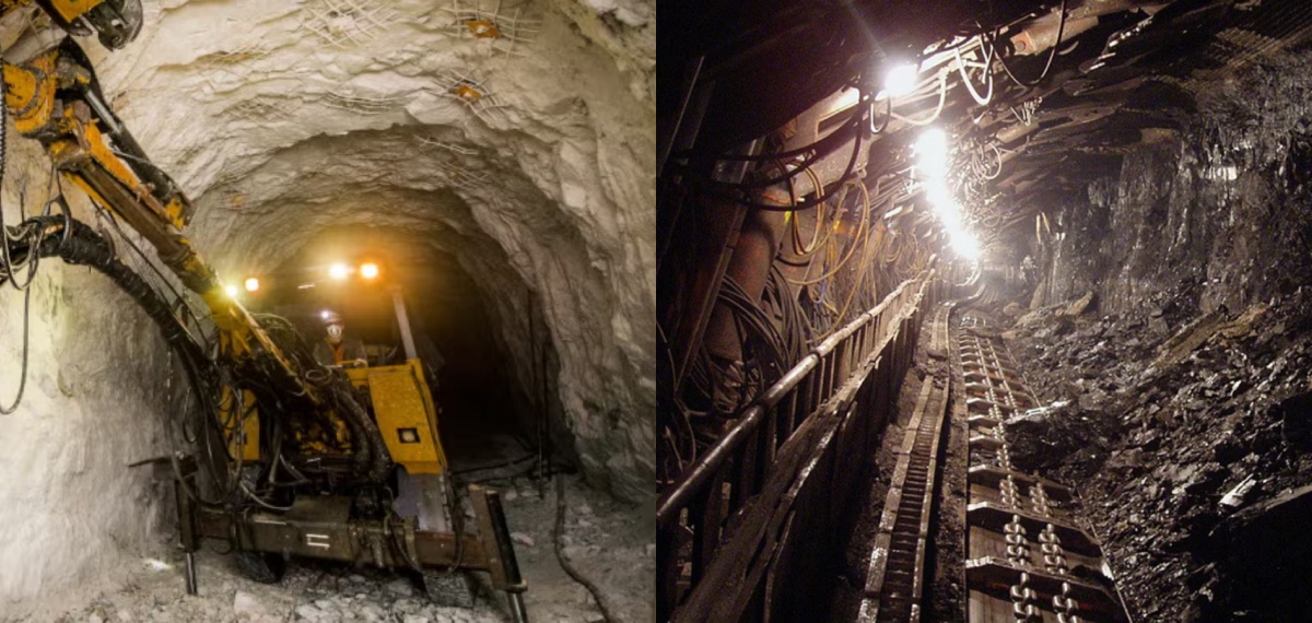 Lifts and logistics in Mponeng Gold Mine