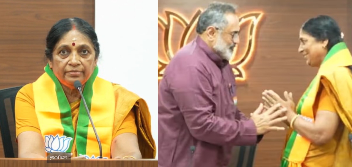 പറവൂരിലെ കോണ്‍ഗ്രസ് നേതാവ് വത്സല പ്രസന്നകുമാര്‍ ബിജെപിയില്‍; സ്ഥാനാര്‍ത്ഥിയായേക്കും