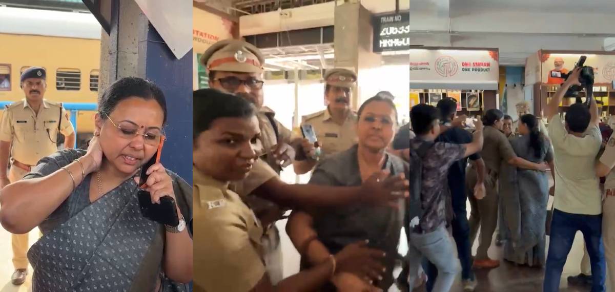 കണ്ണൂരിൽ KSU പ്രതിഷേധത്തിനിടെ ആരോഗ്യമന്ത്രി വീണാ ജോർജിന് പരിക്കേറ്റു; കൈക്കും കഴുത്തിനും പരിക്ക്