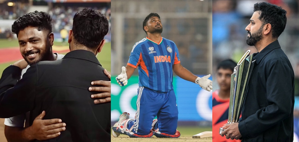 'വിഷമിക്കരുത്, നിന്റെ അവസരം വരും'; അന്ന് സഞ്ജുവിനെ കെട്ടിപ്പിടിച്ച് രോഹിത് പറഞ്ഞു, ഇന്ന് യാഥാർത്ഥ്യം