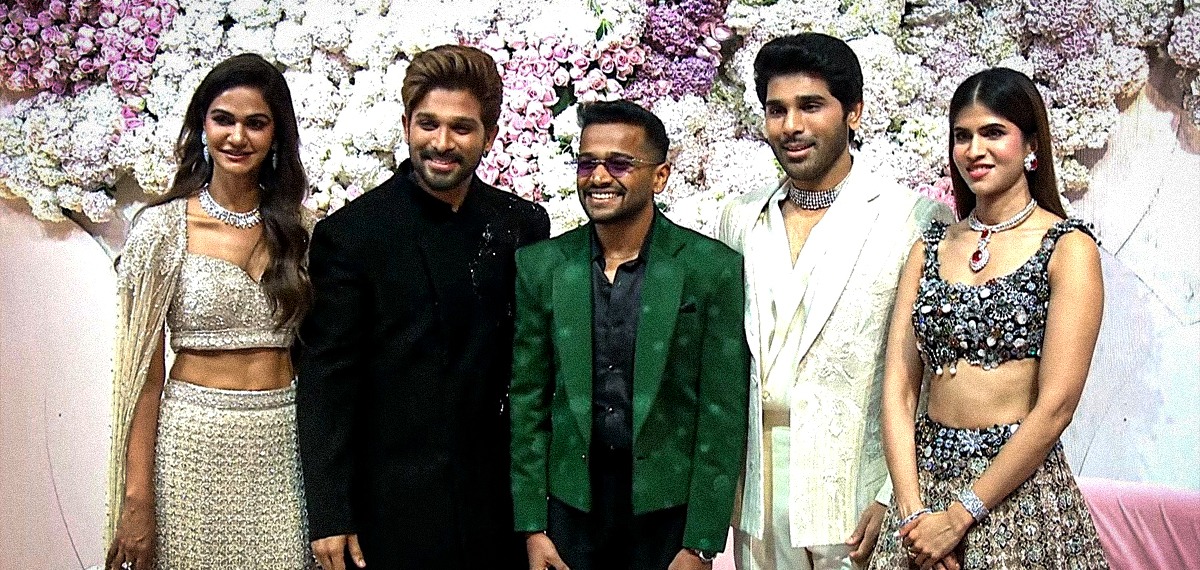 അല്ലു സിരീഷിന്റെ വിവാഹത്തില് പങ്കെടുത്ത് ബേസില് ജോസഫും