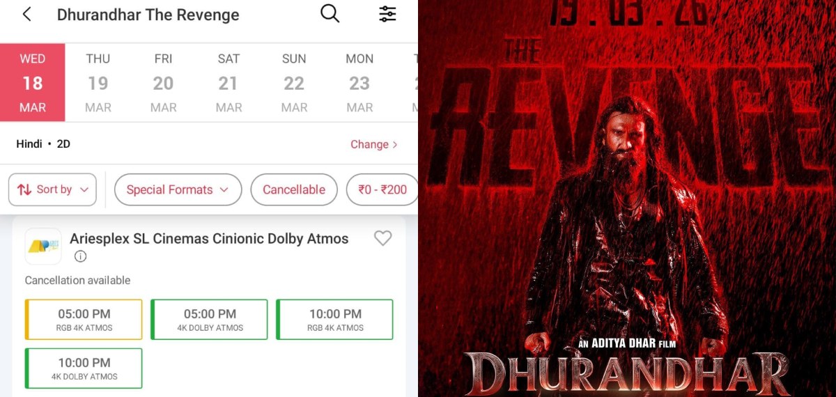 വേഗം ടിക്കറ്റെടുത്തോ…, 10 ദിവസം മുൻപ് അഡ്വാൻസ് ബുക്കിംഗ് ആരംഭിച്ച് ധുരന്ദർ 2; റെക്കോർഡുകൾ തകരുമോ?