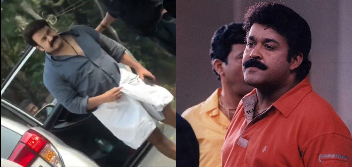 മംഗലശ്ശേരി കാർത്തികേയൻ റീ ലോഡ്ഡ്, മീശ പിരിച്ച് മോഹൻലാൽ; വൈറലായി L 366 ലൊക്കേഷൻ വീഡിയോ