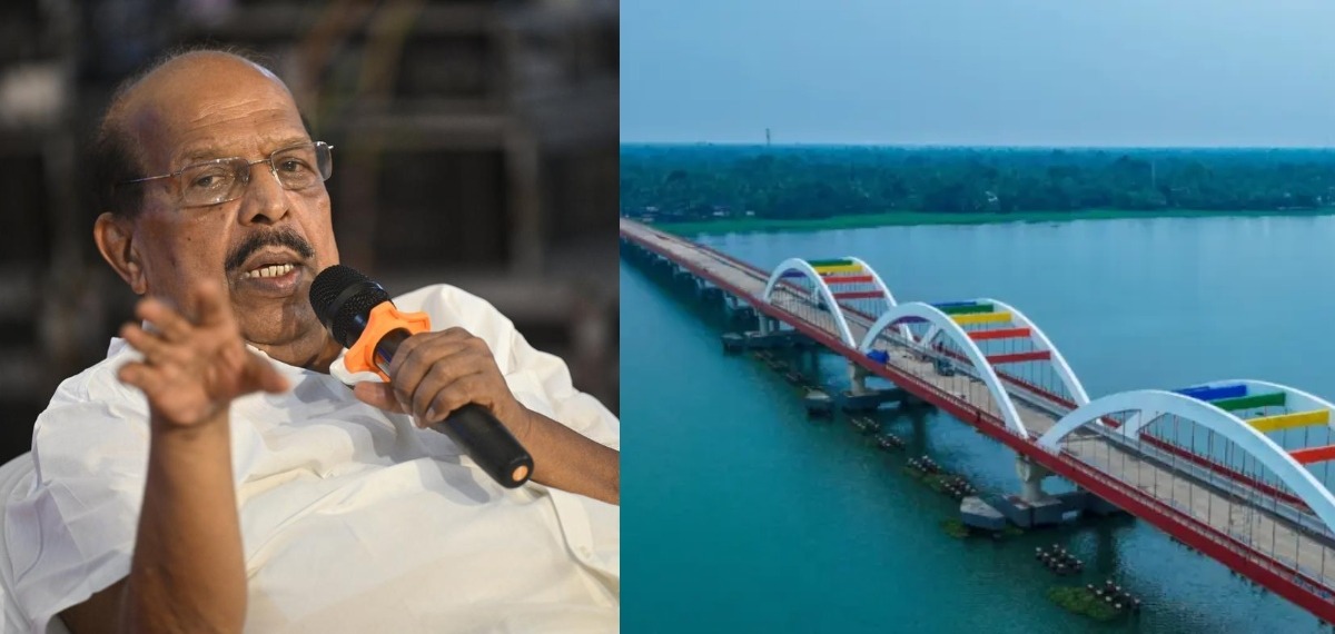 പെരുമ്പളം പാലം ഉദ്ഘാടന ലിങ്ക് ഫേസ്ബുക്കിൽ നിന്ന് നീക്കി സുധാകരൻ; ലൈവ് ഇട്ടത് ജില്ലാ കമ്മിറ്റി ഓഫീസിലെ അഡ്മിൻ