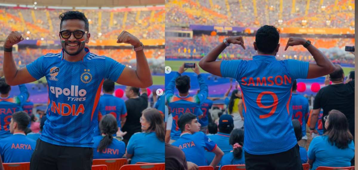 ഇത് ആഘോഷരാവ്; ചങ്കിനെ സപ്പോര്‍ട്ട് ചെയ്യാന്‍ ബേസില്‍ അഹമ്മദാബാദിലെത്തി