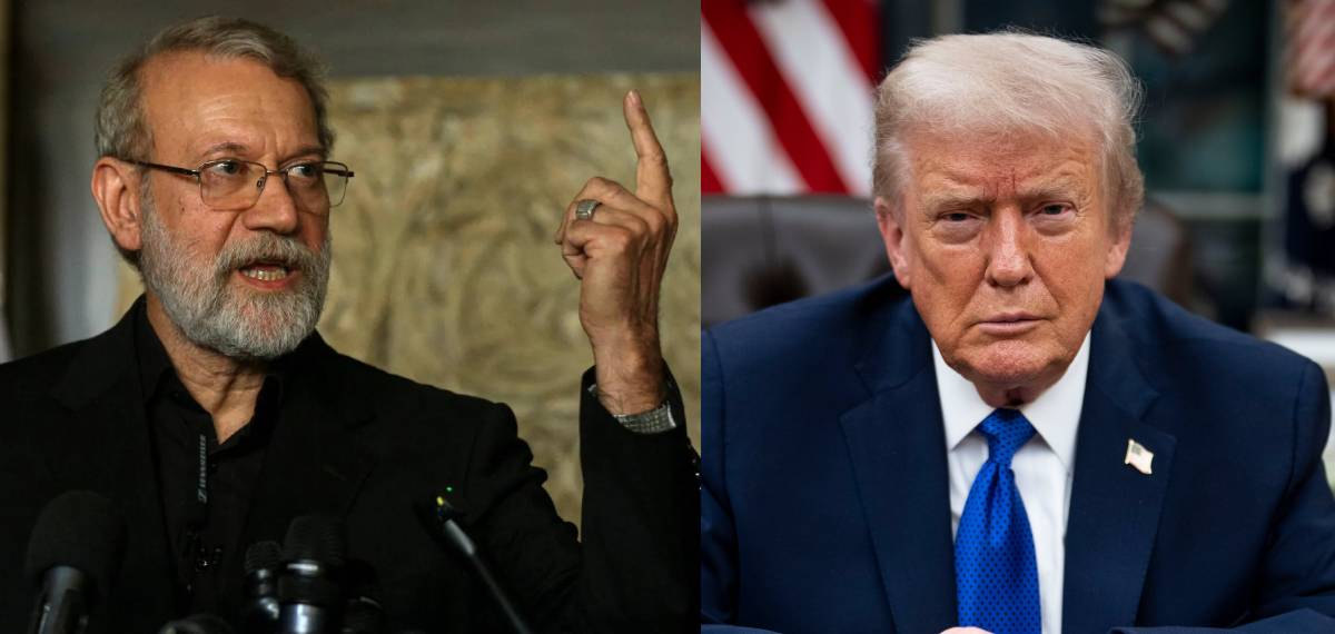 'ആരാണയാൾ, ഇതിനോടകം പരാജയപ്പെട്ടവനല്ലേ'; വെറുതെവിടില്ലെന്ന അലി ലാരിജാനിയുടെ ഭീഷണിയെ പരിഹസിച്ച് ട്രംപ്