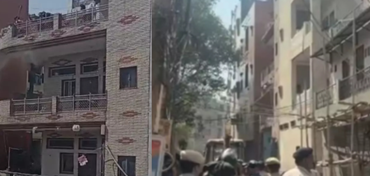 പശ്ചിമ ഡല്‍ഹിയിൽ ബുള്‍ഡോസര്‍ രാജ്; ഉത്തം നഗര്‍ കൊലക്കേസ് പ്രതിയുടെ വീട് ഇടിച്ച് തകര്‍ത്തു