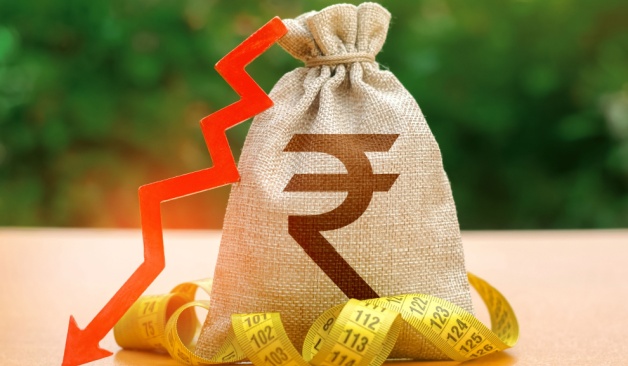 rupee falling