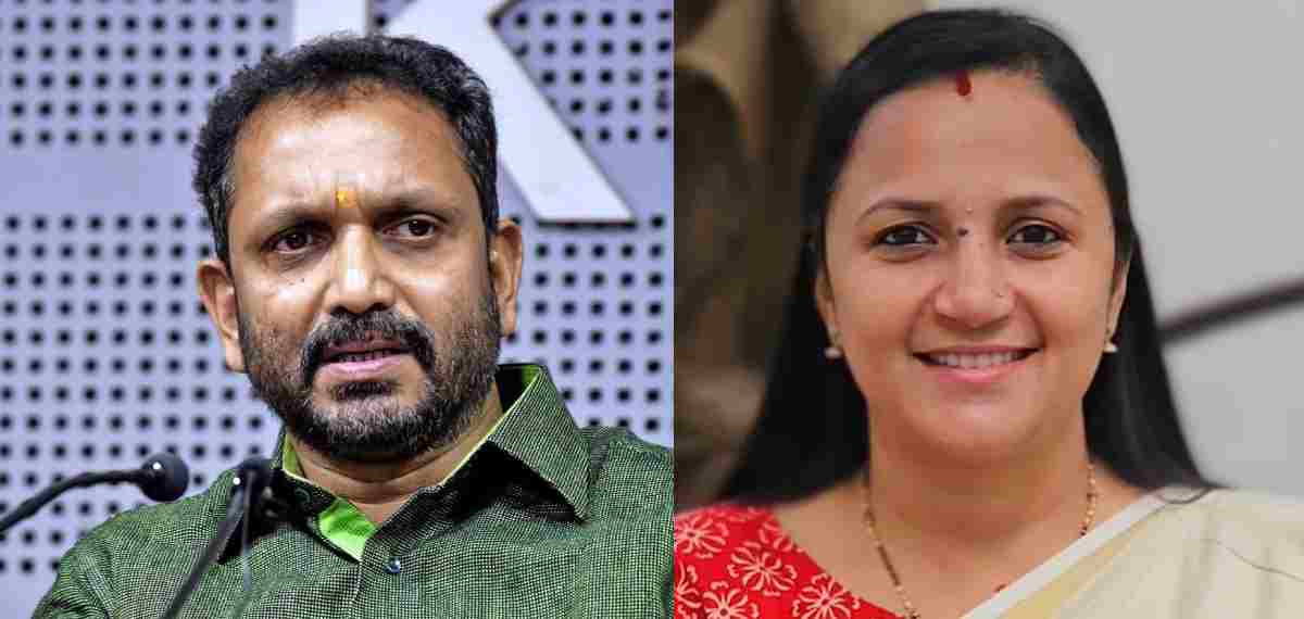 സുരേന്ദ്രൻ മണ്ഡലത്തിൽ നടത്തുന്ന പരിപാടികൾ അറിയിക്കുന്നില്ല; ചുമതലയിൽ നിന്ന് നീക്കണമെന്ന് അശ്വിനി, ഭിന്നത