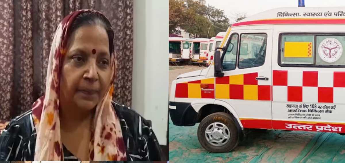 ആംബുലൻസ് കുഴിയിൽ വീണു; മസ്തിഷ്ക മരണം സംഭവിച്ചുവെന്ന് ഡോക്ടർമാർ വിധിയെഴുതിയ വീട്ടമ്മയ്ക്ക് പുതുജീവൻ