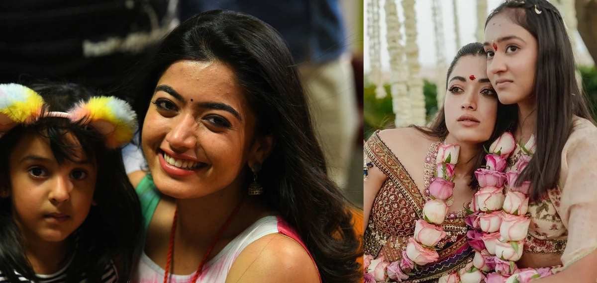 രശ്മികയെക്കാള്‍ 16 വയസിന് ഇളയത്, കുഞ്ഞനിയത്തിയുടെ തോളില്‍ ചാരി നടി; വൈറലായി ചിത്രങ്ങള്‍