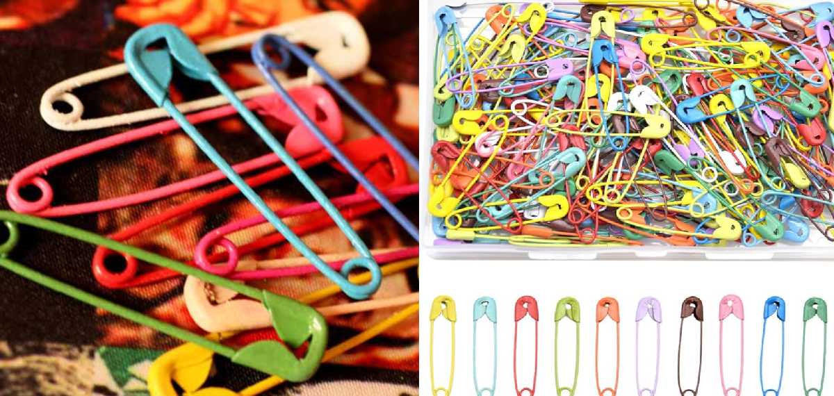 hole behind the safety pin