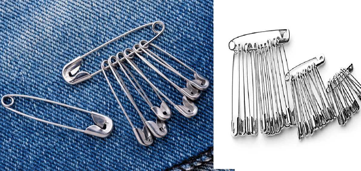 hole behind the safety pin