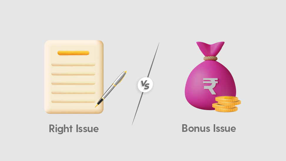 righs issue bonus issue