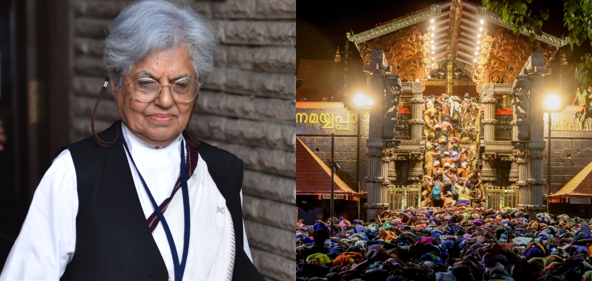 'വ്യക്തിസ്വാതന്ത്ര്യത്തിന് മുകളില്ല മതസ്വാതന്ത്ര്യം'; ശബരിമലയിൽ യുവതീപ്രവേശനം അനുവദിക്കണമെന്ന് ഇന്ദിരാ ജയ്സിങ്