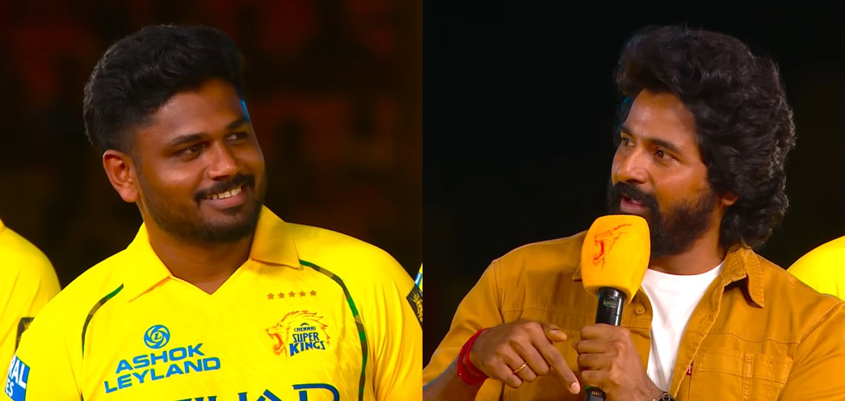 'കേരളത്തിലെ നടിമാർ ഇവിടെ ഹിറ്റാണ്, പക്ഷേ നിങ്ങൾ ബ്ലോക്ക്ബസ്റ്ററാണ്'; സഞ്ജുവിനെ പുകഴ്ത്തി ശിവകാർത്തികേയൻ