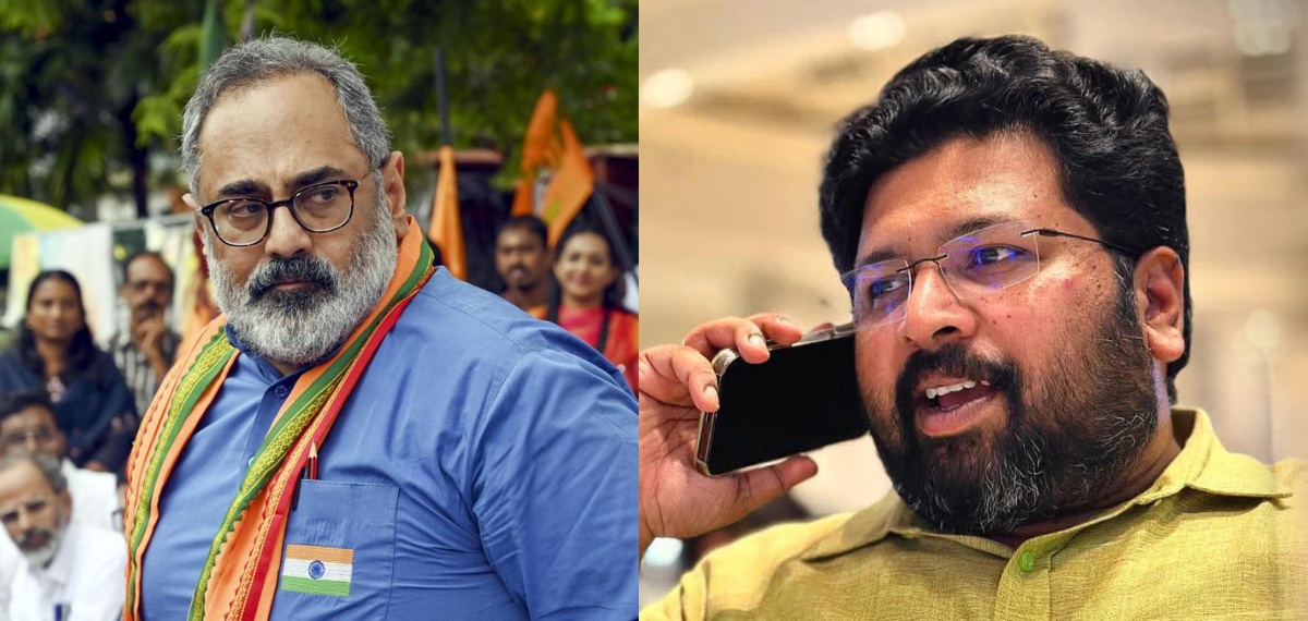 200 കോടിയുടെ സ്വത്ത്  മറച്ചുവെച്ച സംഭവം; രാജീവ് ചന്ദ്രശേഖറിനെതിരെ പരാതി നൽകി കെഎസ് ശബരിനാഥൻ