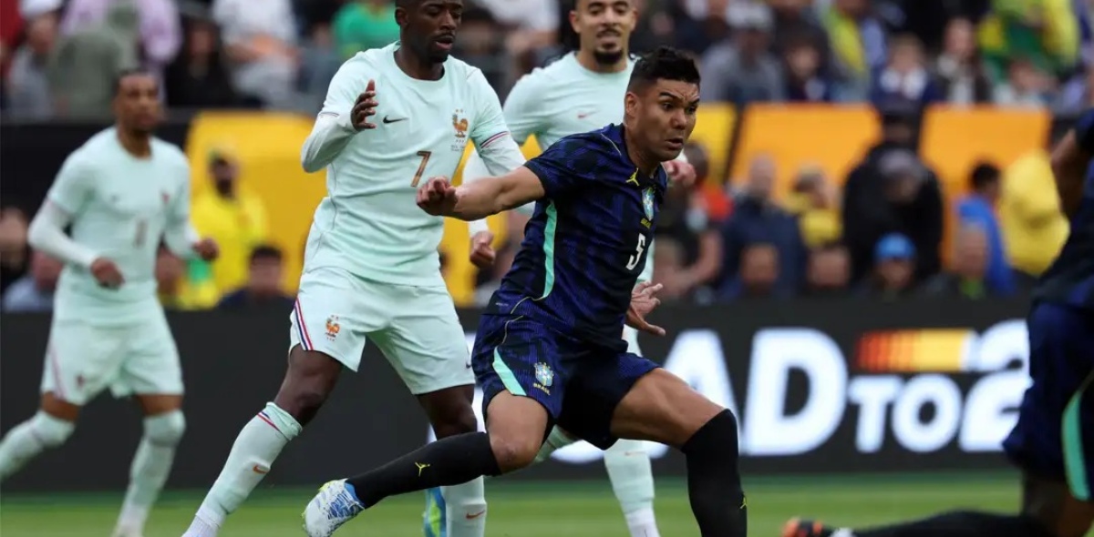 കാനറികൾ പൊരുതി വീണു;  ഇന്റർനാഷണൽ ഫ്രണ്ട്‌ലിയിൽ ഫ്രാൻസിന് ജയം