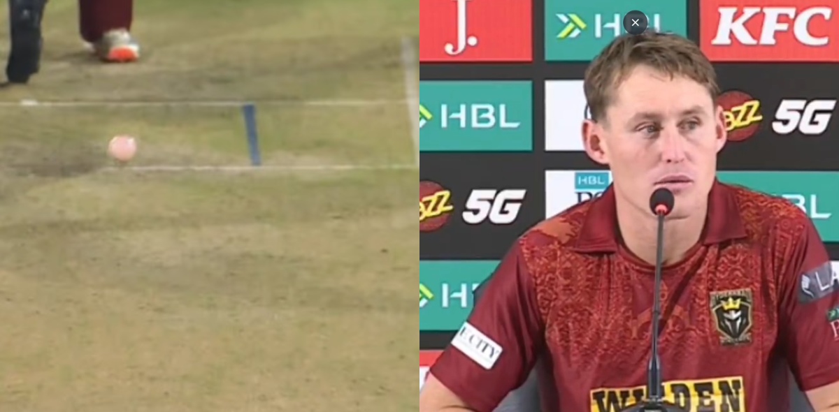 ഇതെന്ത് മറിമായം!; PSL മത്സരത്തിനിടെ വെള്ളപ്പന്ത് പിങ്കായി; ഞെട്ടിയെന്ന് ലബുഷെയ്ൻ