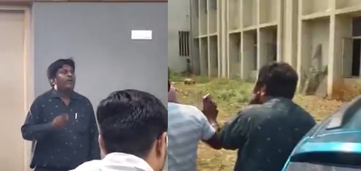 ക്ലാസ് മുറിയില് വിദ്യാര്ത്ഥിനിയോട് പ്രണയാഭ്യര്ത്ഥന; പ്രൊഫസറെ കയ്യേറ്റം ചെയ്ത് സഹപാഠികള്