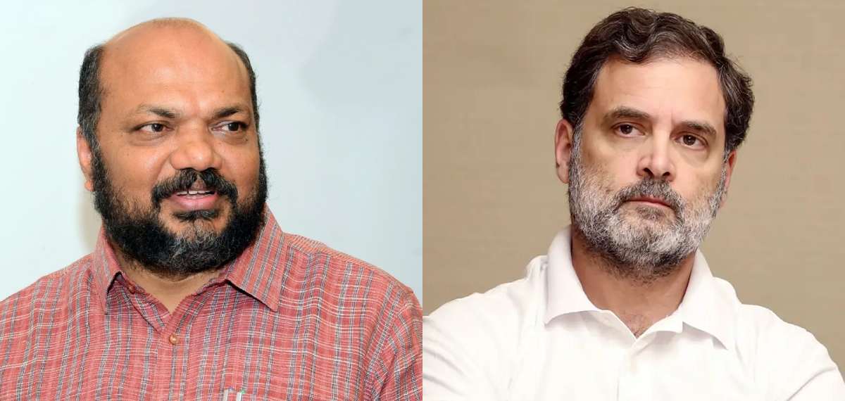 'പോറ്റിയെ സോണിയയുടെ അടുത്ത് ആര് എത്തിച്ചു എന്നതില് വ്യക്തത വരുത്തൂ'; പാരഡി ഗാനം പാടിയ രാഹുലിനോട് പി രാജീവ്