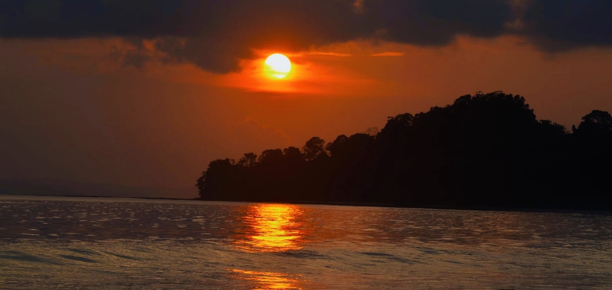 Sunset in Radhanagar Beach