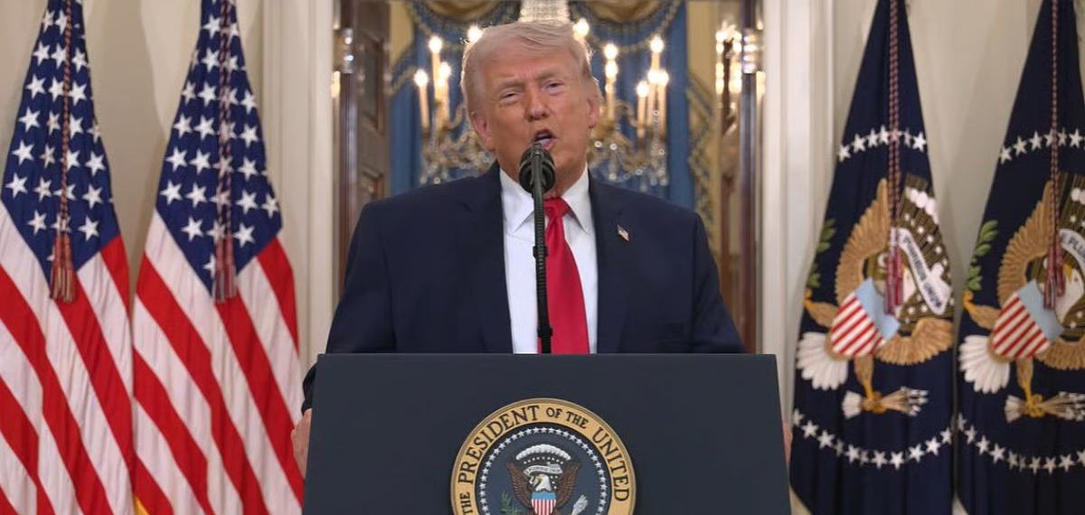 യുദ്ധത്തിൽ യുഎസ് ജയിച്ചു കഴിഞ്ഞു, ഇറാനെ ശിലായു​ഗത്തിലേക്ക് മടക്കിയ ശേഷം സം​ഘർഷം അവസാനിപ്പിക്കും: ട്രംപ്