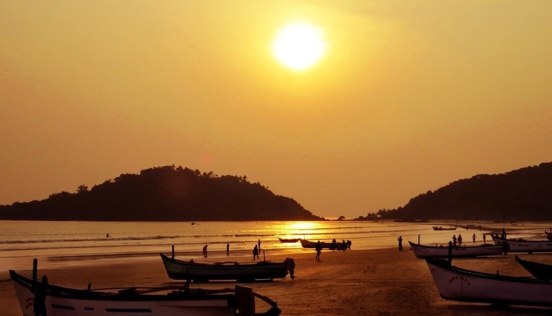 Palolem Beach in Goa