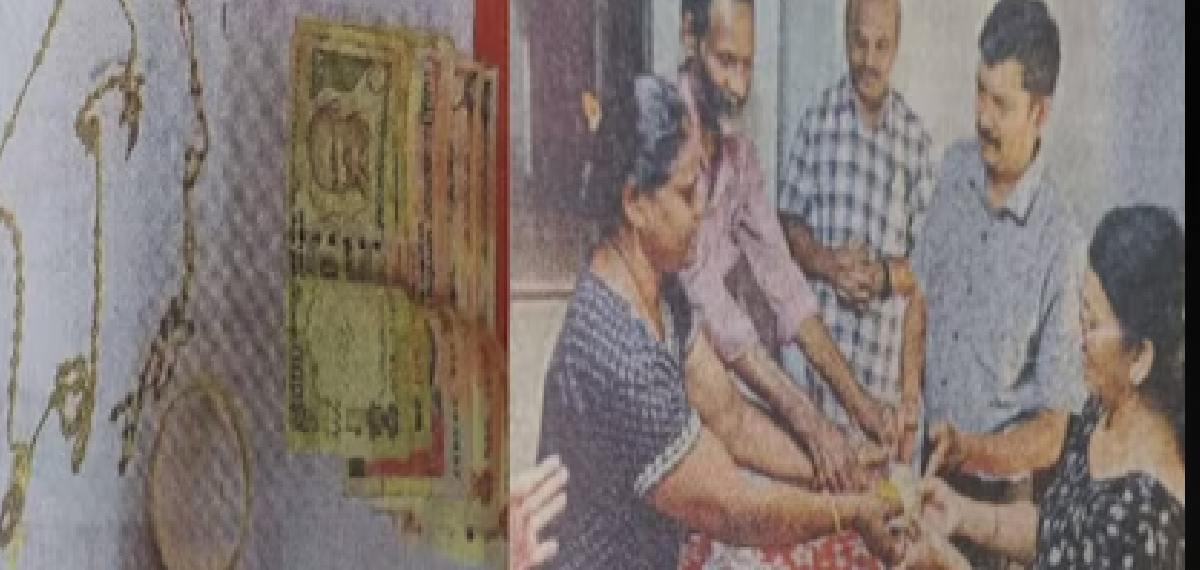 കാണാതായ 7പവനോളം സ്വര്‍ണം 9വര്‍ഷം മുമ്പ് സൗജന്യമായി അയല്‍വാസി നല്‍കിയ അലമാരയില്‍; മാതൃകയായി ബാബുവും കുടുംബവും
