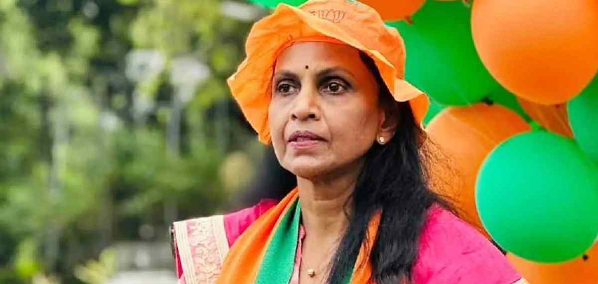 കേന്ദ്രമന്ത്രി പേര് പരാമർശിച്ചില്ല, പ്രചാരണ പരിപാടിയിൽ നിന്ന് ഇറങ്ങിപ്പോയി ആർ ശ്രീലേഖ; അനുനയിപ്പിച്ചു