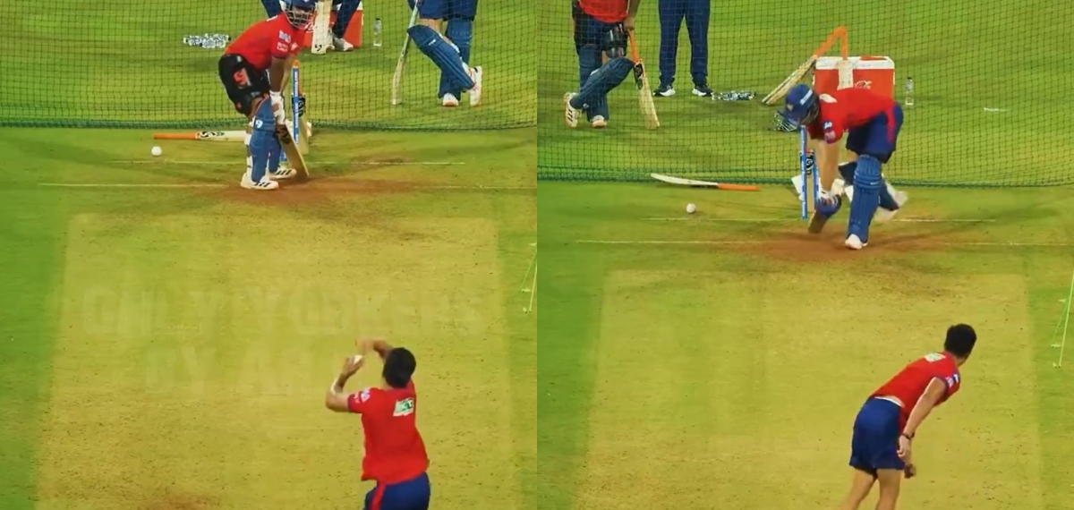 യോർക്കർ വിട്ടൊരു കളിയില്ല!; പന്തിനെ നെറ്റ്സിൽ വിറപ്പിച്ച് അർജുൻ ടെണ്ടുൽക്കർ; VIDEO