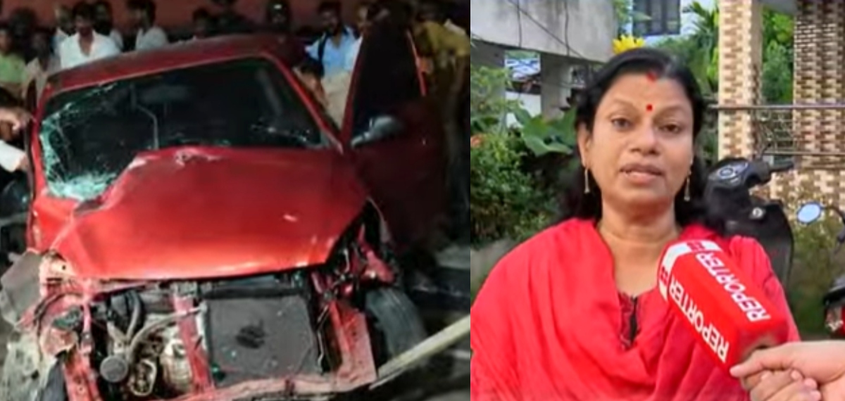 'അപകടത്തില്‍പ്പെട്ട വാഹനം ഓടിച്ചത് മകന്റെ സുഹൃത്തായ സിപിഐഎം നേതാവിന്റെ മകന്‍'; ബിന്ദു കൃഷ്ണ റിപ്പോർട്ടറിനോട്