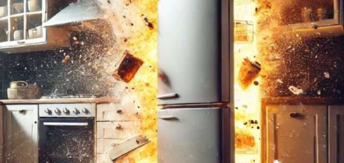 fridge exploding