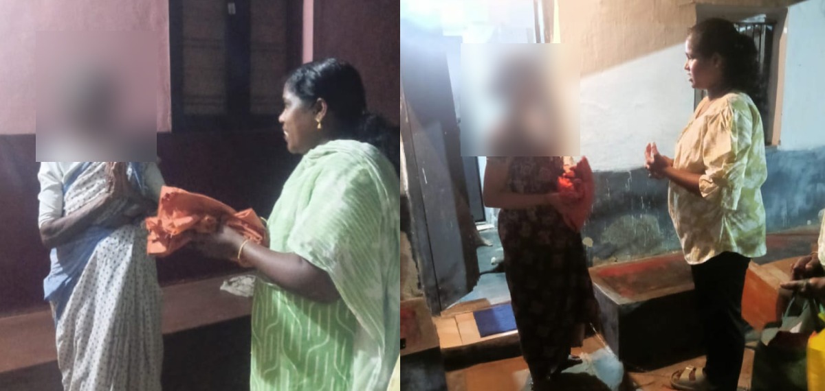 വോട്ടിന് പണം മാത്രമല്ല, സാരിയും; പാലക്കാട് പിരായിരിയിൽ വോട്ടർമാർക്ക് BJP പ്രവർത്തകർ സാരി നൽകുന്ന ദൃശ്യങ്ങൾ