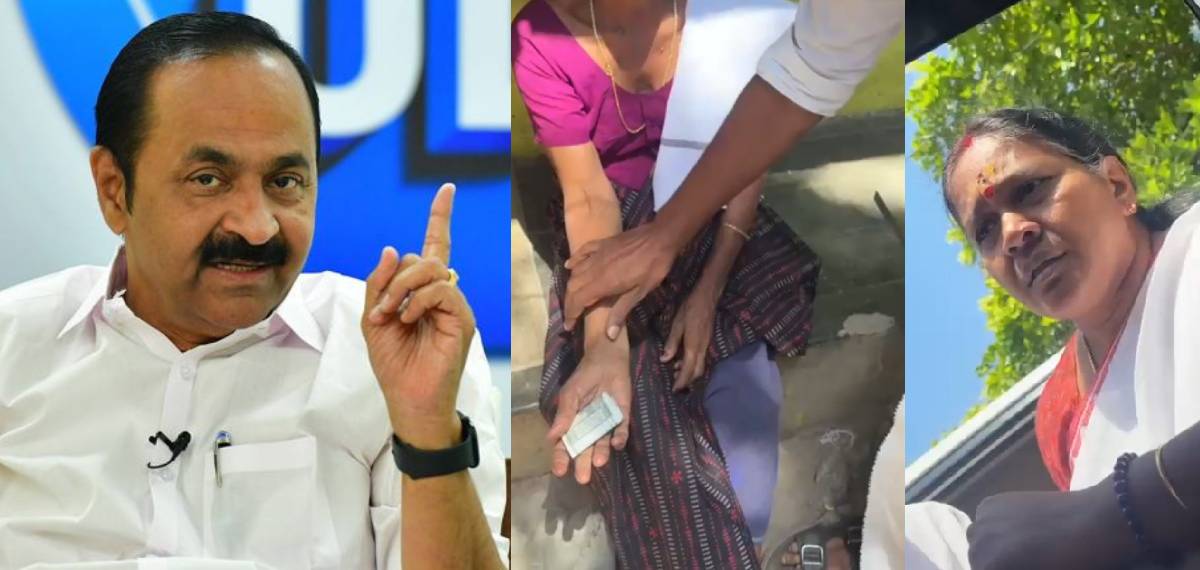 വോട്ടിന് പണം: സംസ്ഥാനത്തുടനീളം BJP ചെലവഴിക്കുന്നത് കോടിക്കണക്കിന് രൂപ;ഹീനമായ രാഷ്ടീയ പ്രചാരണമെന്ന് വി ഡി സതീശൻ