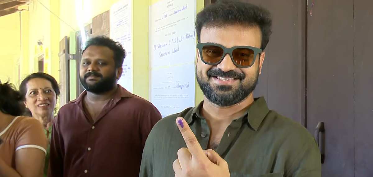 Kunchacko Boban marks vote