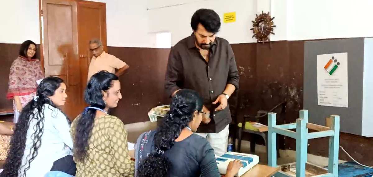 Mammootty votes