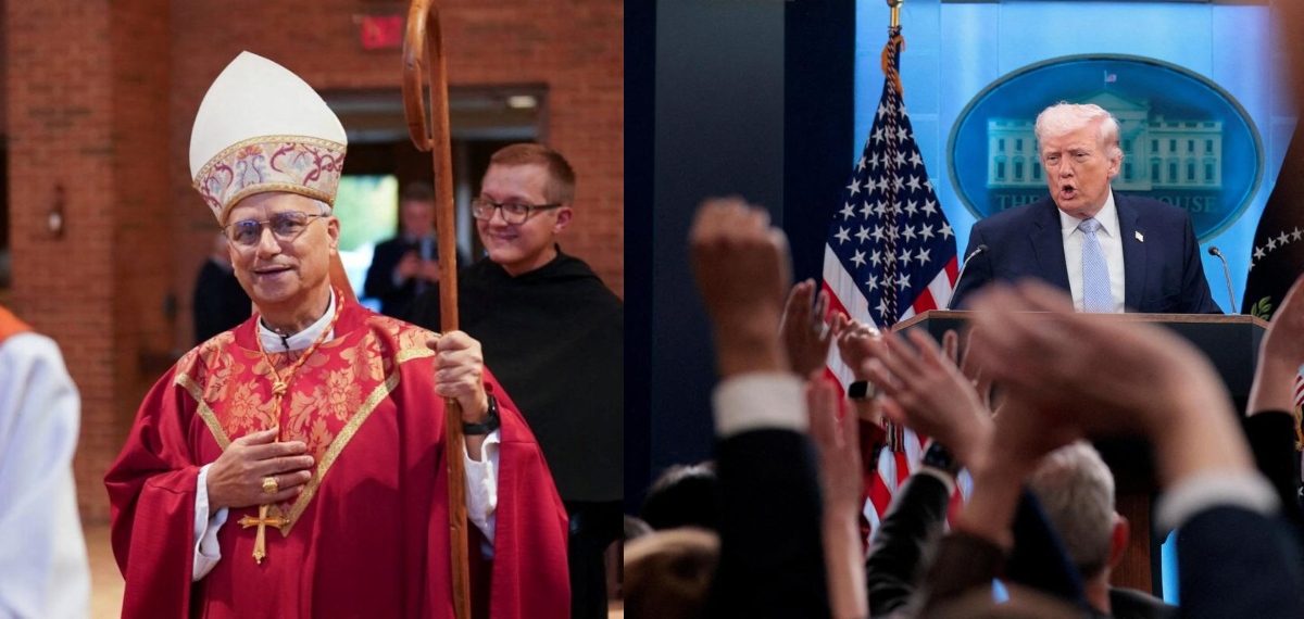 മാർപാപ്പയ്ക്കും അമേരിക്കയുടെ ഭീഷണി; തങ്ങളുടെ പക്ഷം ചേരാൻ ആഹ്വാനം; അമേരിക്കൻ സന്ദർശനം റദ്ദാക്കി ലിയോ പതിനാലാമൻ
