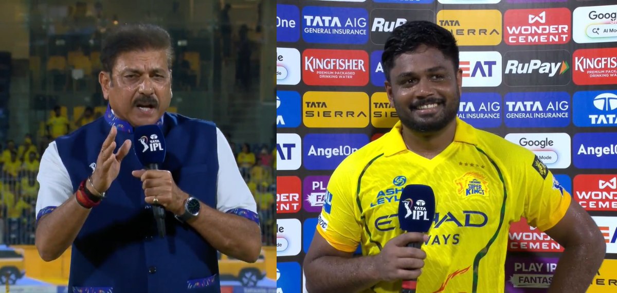 'പ്ലീസ് സാർ, താങ്കൾ എന്നും കളി കാണാൻ വരണം'; സെഞ്ച്വറിക്ക് പിന്നാലെ രവി ശാസ്ത്രിയോട് സഞ്ജു